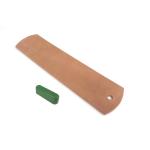 Taytools TT416 - Genuine Horse Butt Leather Strop with and without 1.2oz Chromium Oxide 0.5 Micron Polishing Compound Bar