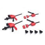 Taytools TT424 - 12-Piece MFT Table 20mm Dog Hole Workbench Vertical and 4" Reach Horizontal Holddown Clamp Kit