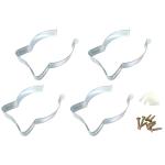Taytools TT440 - Wall Mounted Bracket for 4" Dust Collector Hose or Fittings Set of 4