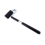 Taytools TT442 - Laminate Veneer J Roller 12" Long Straight Steel HandleHard Rubber Roller