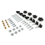 Taytools TT449 - 46-Piece T Track Jig Hardware Kit 1/4" x 20 TPI