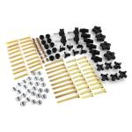 Taytools TT461 - 129-Piece Jig Fixture T Track Hardware Kit with Knobs, T Bolts, T Nuts, Threaded Inserts