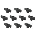 Taytools TT469 - 10-Piece Female Threaded T Knobs 2" Wide 1" High