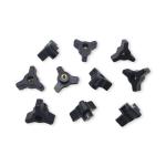 Taytools TT470 - 10-Piece 1-1/2" Diameter Female Thread Tri-Star Knob Sets