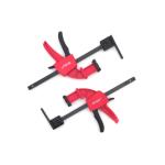 Taytools TT488 - 2-Pack Quick Grip Track Saw Clamps, 132lbs. Clamping Pressure, 2-1/2" Throat Depth - Compatible with Track & Circular Saw Guide Rails