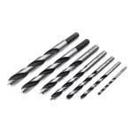 Taytools TT495 - 7-Piece Brad Point Drill Bit Set 1/8" to 1/2" C70 CV Steel