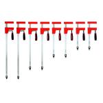 Taytools TT517 - 8-Piece Set LD Parallel Clamps - 331 lbs. Clamping Force, Soft Grip Handles