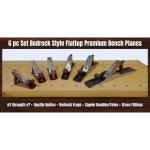 Taytools TT645 - 6 Pc Set  Premium Bedrock Style Flattop Jointer Plane Bench Planes #2 to #7
