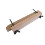 Taytools TT696 - Improved Mid-Size Moxon Vise, L-Shaped Rear Jaw &ndash; Overall Size 23" x 3" x 4-3/4", Solid Oak Jaws, 3" Cast Wing Nuts, 8" or 10", 1/2-13 T