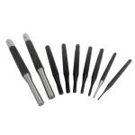 Taytools TT709 - 9 Piece Roll Pin Punch Set With 6 Long And 4 Short Pins