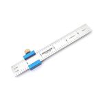 Taytools TT729 - 6 Woodworking Machinist Ruler With One Ruler Stop
