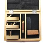 Taytools TT788 - Miniature Woodworking Kit - 3" Carpenter Square, 3-3/4" Bevel Gauge, and a set of 3" Hobby Planes