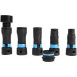 Taytools TT853 - 6 Pc Quick Click Expanded Multi-Brand Power Tool Vacuum Adapter Set for Dust Collection (3/4"&ndash;2-1/2")