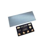 Union Manufacturing UM102 - Accu-Burr&trade; Ground Edge Card Scrapers 2-1/2" x 6" x .025" Blued Spring Steel