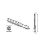 Yonico YON101 - Solid Carbide Upcut Two Flute Spiral Router Bits